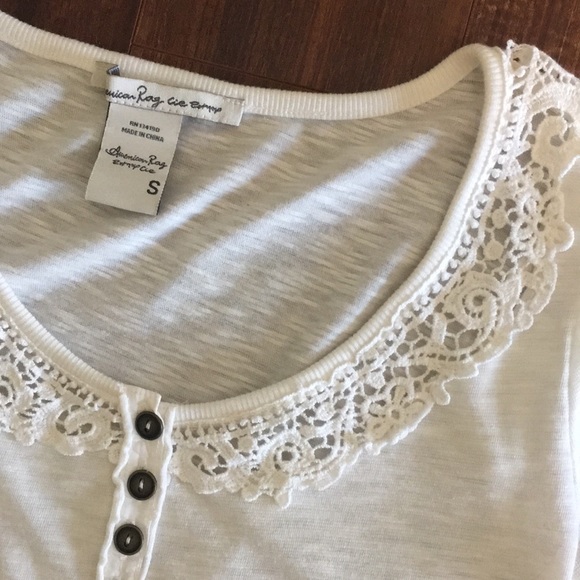 Small American Rag Button Top - Picture 2 of 4